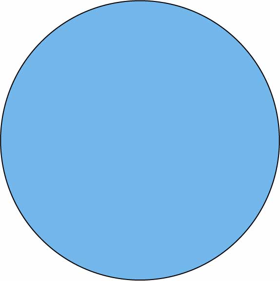 blue circle