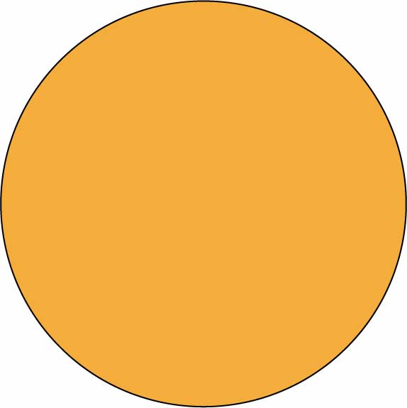 Orange circle