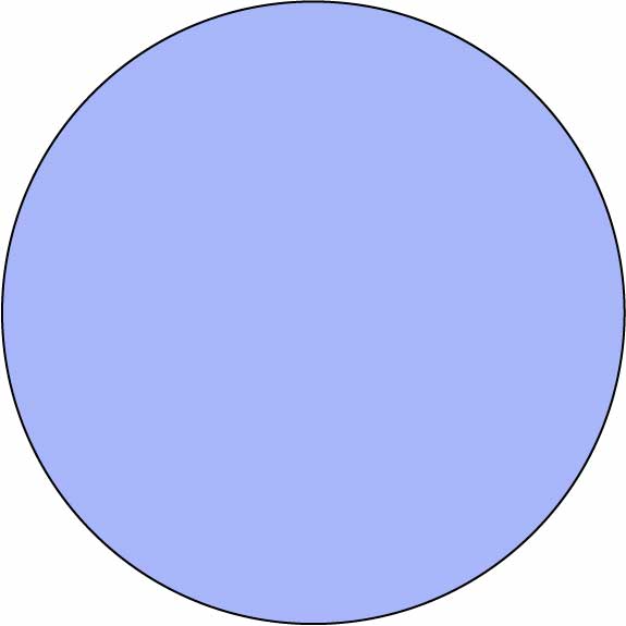 Blue circle